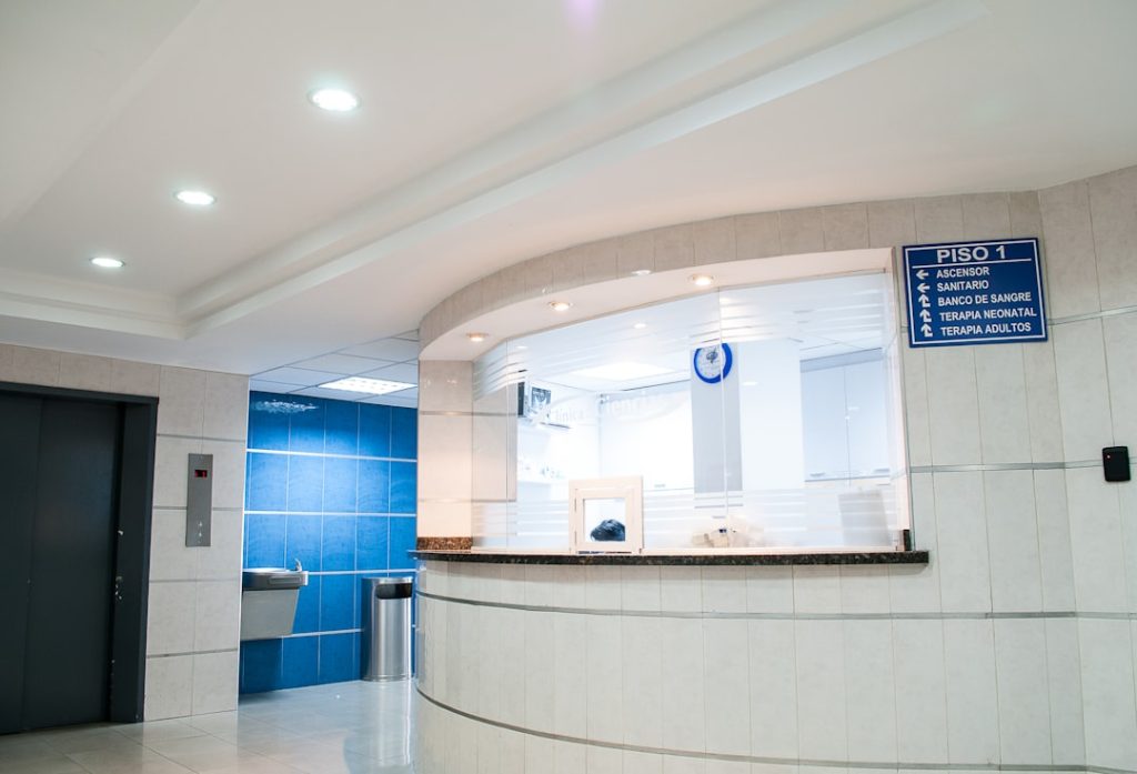 Healthcare provider in a clinic