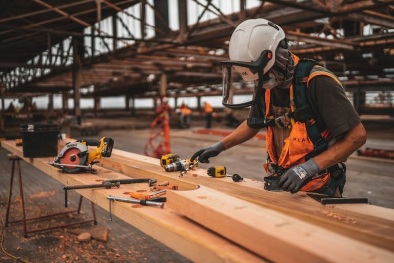 New equipment on a business site